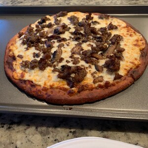 KETO PIZZA CRUST FatHead Style & Super Low Carb. | Etsy