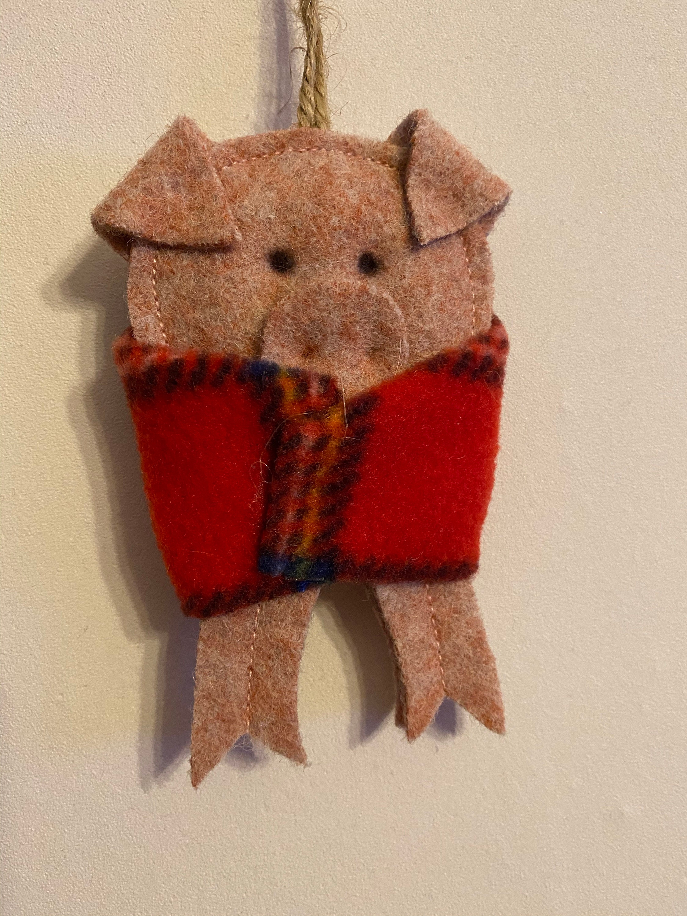 Pigs in blankets Christmas decoration, Christmas ornament, Tree decoration, Christmas decor, Christmas tree, vegan gift, pig lover