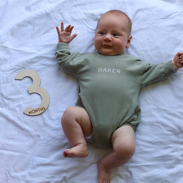 Baby Milestone Cards - Monthly Baby Photo Prop - Baby Shower Gift ...