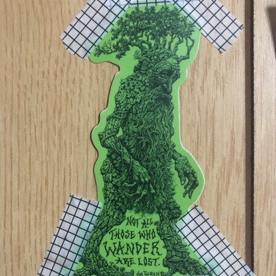 Wandering Ent Art Sticker - Etsy