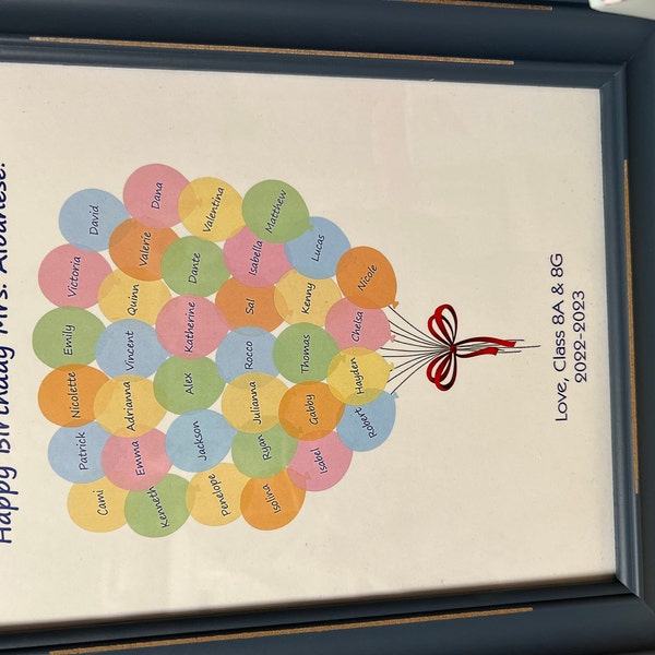 Personalized Teacher Appreciation Gift, Thank You Gift for Teacher ...