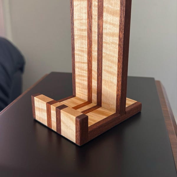 Maple + Walnut Record Player Riser / Turntable Anti-vibration Stand ...