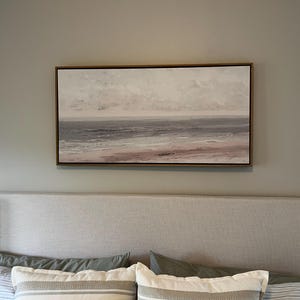 Minimalist Beach Painting, Muted Landscape Print, Beach House Wall Art, Coastal Wall Art, Neutral Wall Art, INSTANT DOWNLOAD - SE084