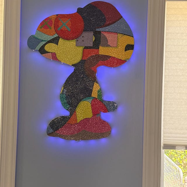 Kaws Puzzle Frame - No One's Home - Etsy