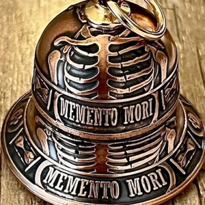 Memento Mori Motorcycle Bell – Handcrafted From .999 Fine Copper