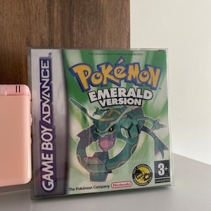 Pokemon Emerald Box for Game Boy Nintendo US Version HQ Inner Tray &  Protector Case 