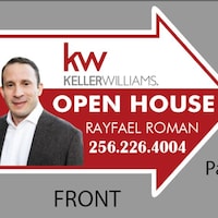 Custom for Rent Arrow Yard Sign 18