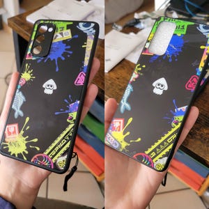 スプラトゥーン スマホケース スプラトゥーン風ファンアートバッジ