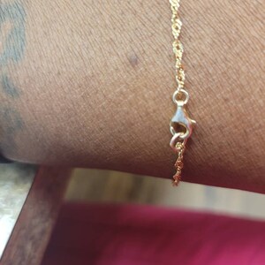 Waterproof Gold Ball Teardrop Necklace main image 1