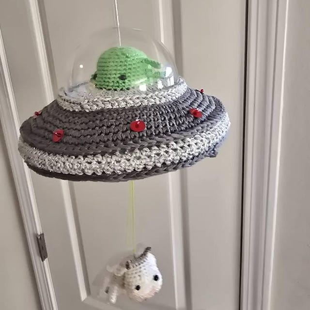 かぎ針編みキット lalylala UFO 編みぐるみ DIY • オルゴール、空飛ぶ