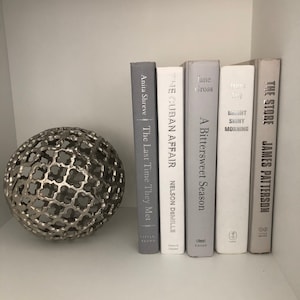 Bundle of Light Grey and White Decorative Books Books for - Etsy