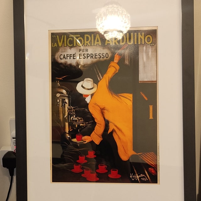 Coffee Print: Vintage Italian Espresso Advert Poster - Etsy