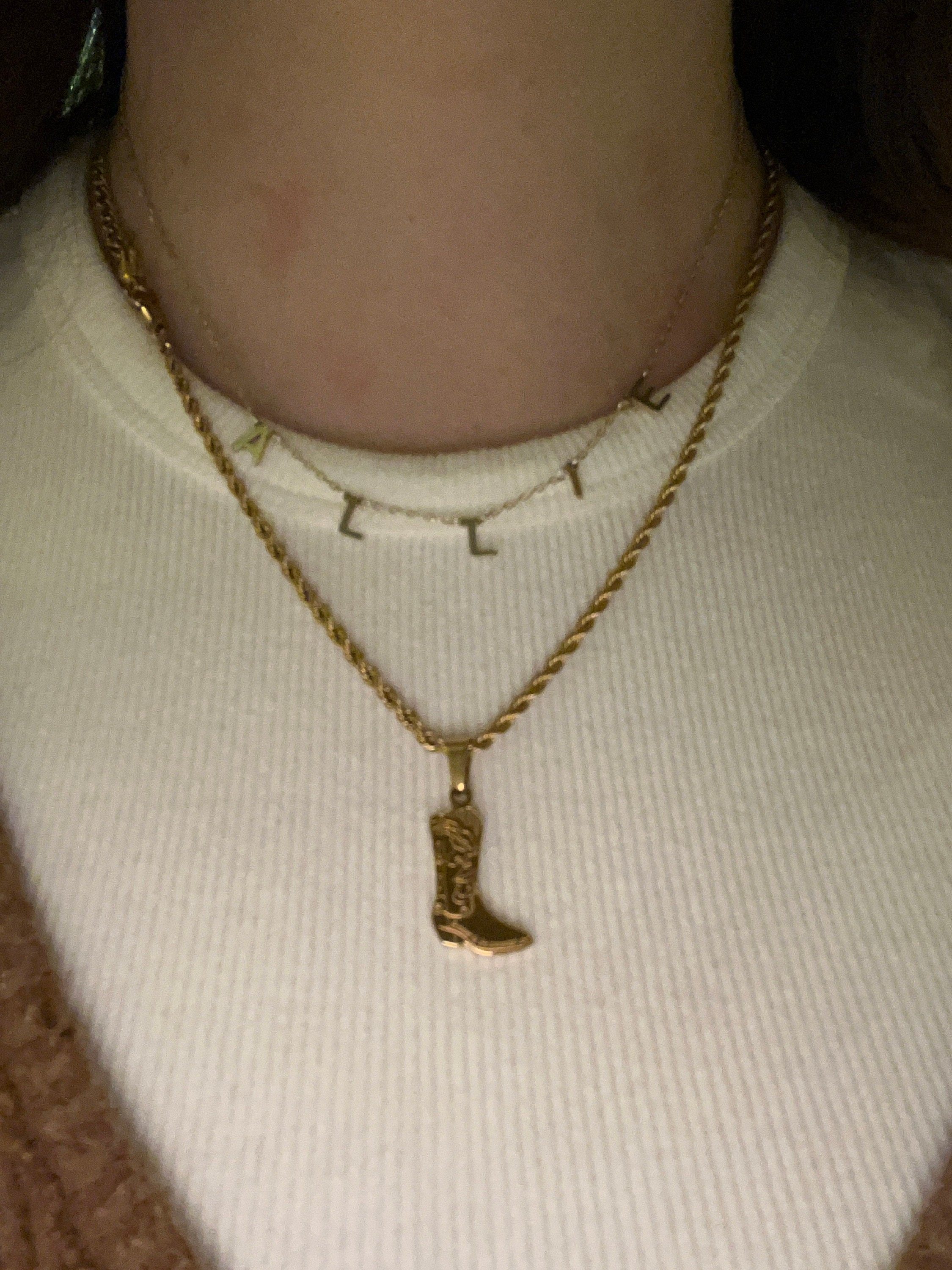 Forever Cowboy Double-Sided Necklace