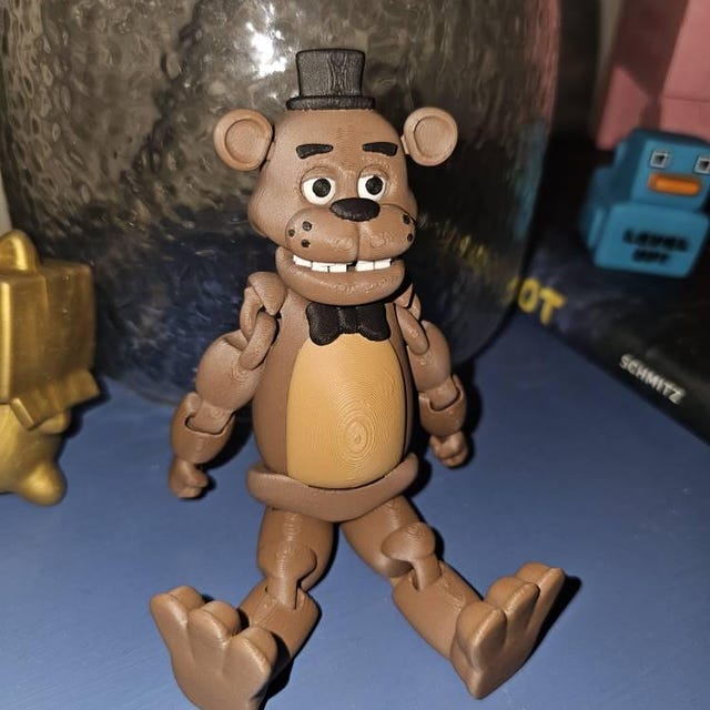 Freddy Fazbear - FNAF - Full Color Articulating Action Figure
