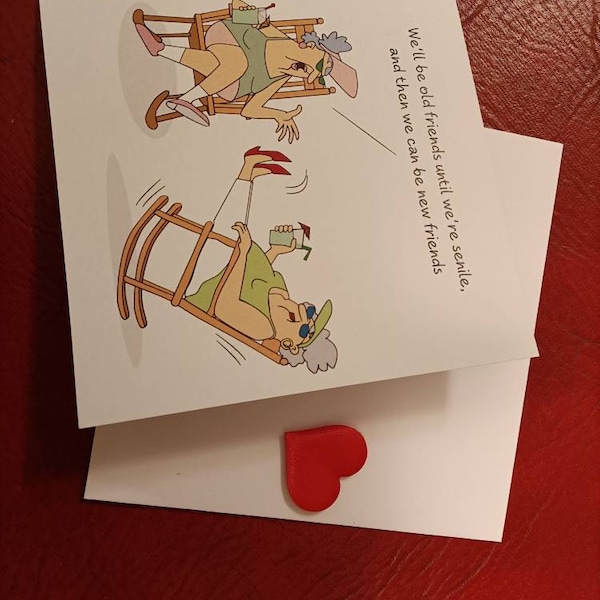 Funny Birthday Card Friendship Female Girl Friend Mum Humorous Party ...