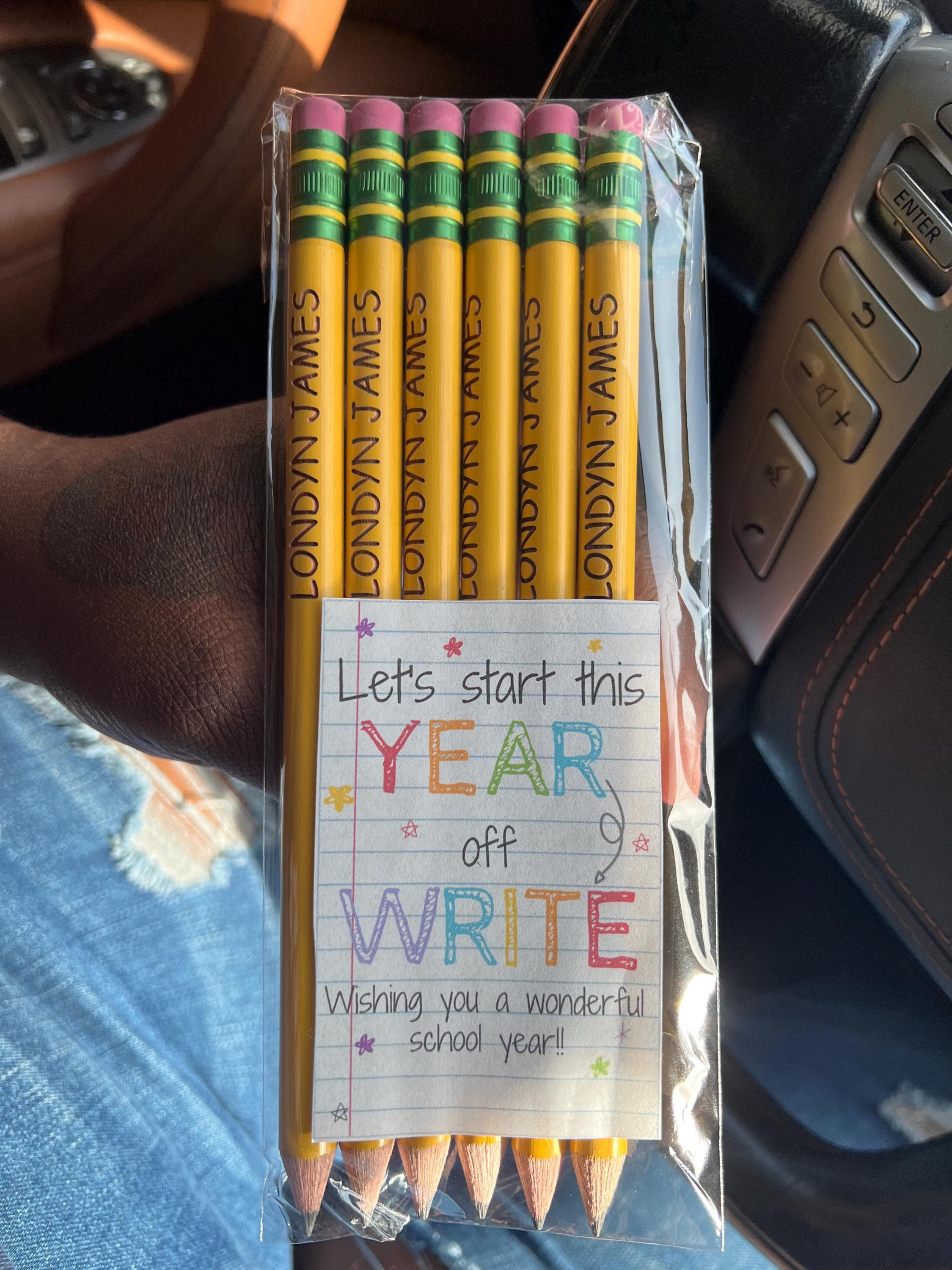 Personalized My First Ticonderoga Pencils, Kindergarten Gift, Pre-K Gift, Back to School  Pencils, Jumbo Pencils