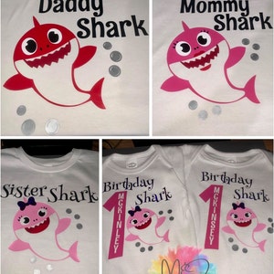 Download Family Baby Shark Character SVG PNG Layered Baby Shark Svg ...
