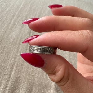 Japanse Coin Ring 10 Sen 1920-1926, Man Japan Ring, Japan Metal