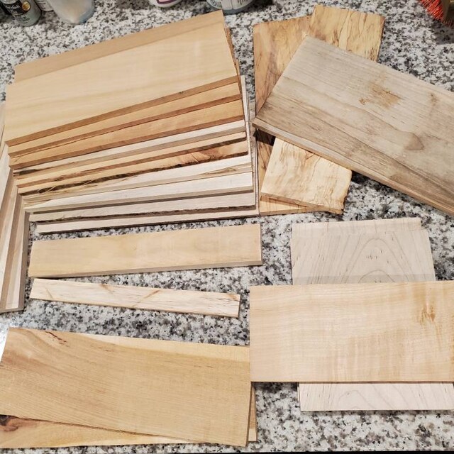 Scrap Wood & Cut Offs Project Ready Pieces Great for Crafts