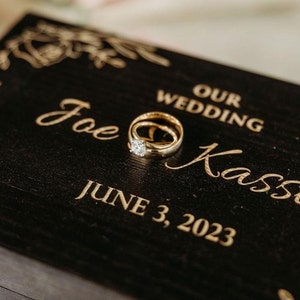 Wedding Card Box Custom Personalized Crate - Sugar Locks