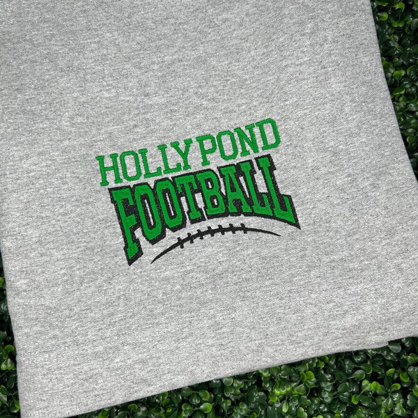 Football Embroidery Design for Your Team, American Football Split Name ...