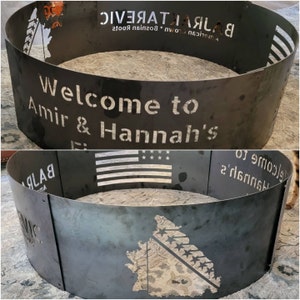 Cowboy Fire Pits Custom Fire Ring Pits Heavy Duty Outdoor Fire - Etsy