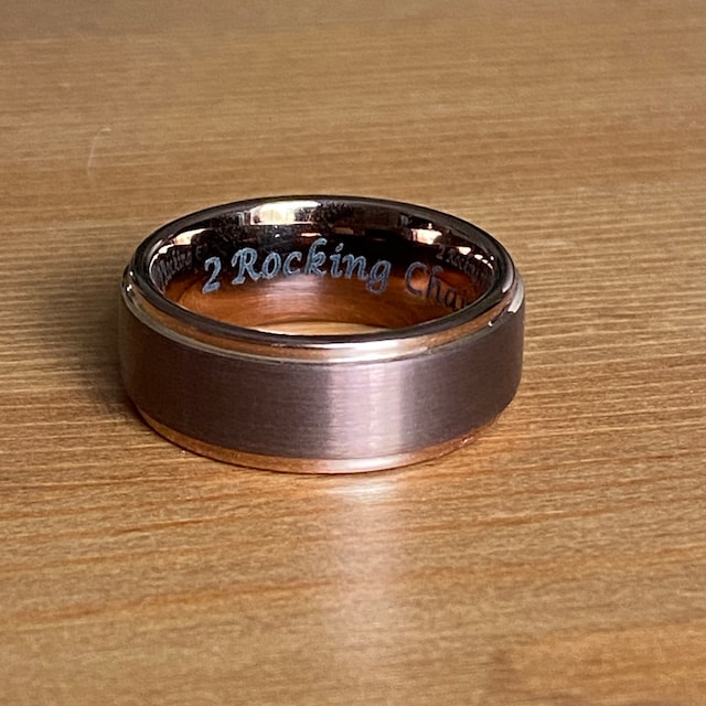 Mens Wedding Band, Brown Coffee Tungsten Ring, Mens Ring, Wedding Ring, Wedding Band Men, Anniversary Ring, Tungsten Ring