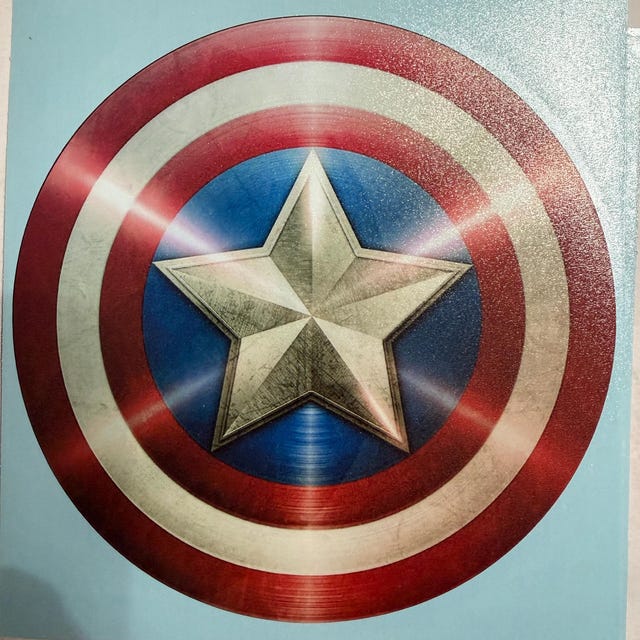 CAPTAIN America's Shield Icon Logo Vinyl Decal Sticker - Etsy