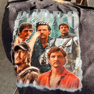 90s Retro Funny Pedro Pascal T-Shirt, Retro Funny Pedro Pascal Sweater, Pedro Pascal Fans Gift, Pedro Pascal Tribute Celebrity Graphic Tee