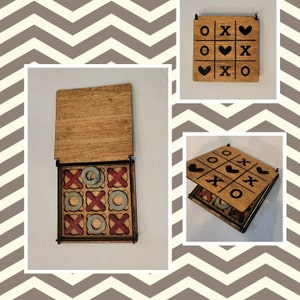 Laser Cut Tic Tac Toe Wooden Game Svg Files, Vector Files for Wood ...