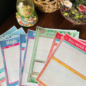 Magical Theme Park Trip Reveal Scavenger / Treasure Hunt 24 INDOOR ...