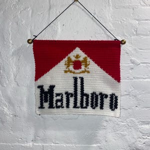 Crochet Tapestry Pattern - Marlboro - Crochet Wall Hanging Decor