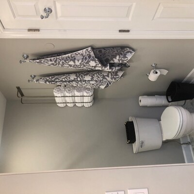 Bathroom Towel Storage, Wall Storage, Bathroom Decor, Towel Storage ...