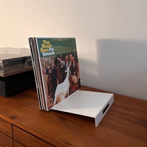 Storage Rack for 15 Cds Simple Modern Tabletop CD Holder Minimalist ...