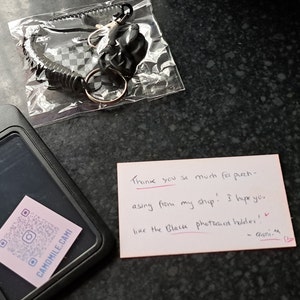 Sarah added a photo of their purchase