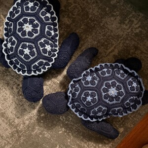 Snap the Turtle African Flower Crochet Pattern - Etsy