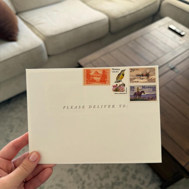 ヴィンテージ切手5枚 - モンタナ州の州鳥と花 - No. 1978 - Etsy 日本