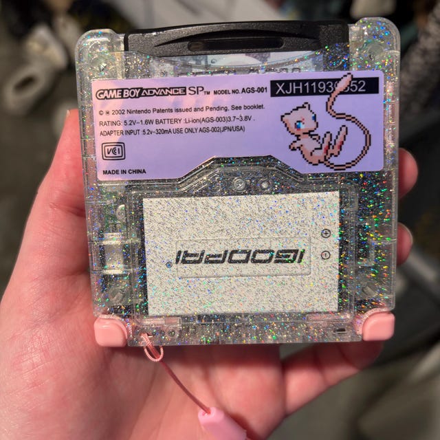 Metal Legendary Back Labels for Gameboy Advance SP | Custom