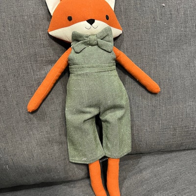 Fox Sewing Pattern PDF Make a Fox or Wolf Woodland Animal Cloth Doll ...