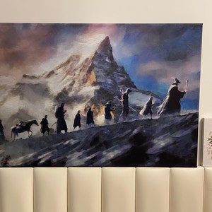 Lord of the Rings Rivendell Imladris Canvas Print, LOTR Art, LOTR Gift ...
