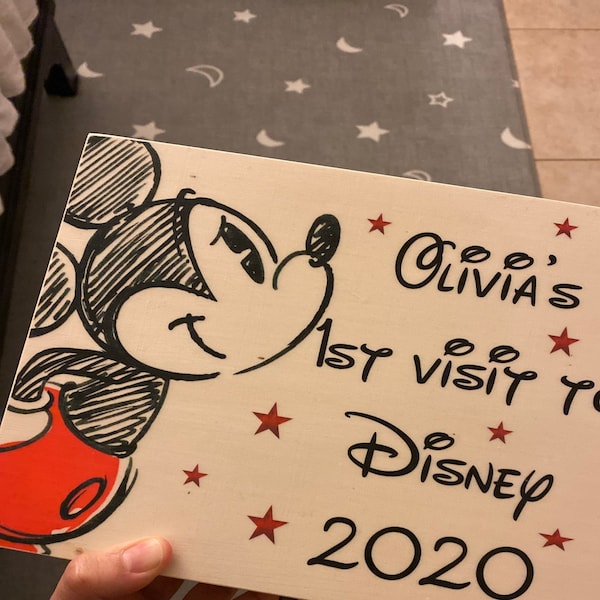 Disney Memories Personalized Wooden Box Keepsake Box Mickey Mouse - Etsy