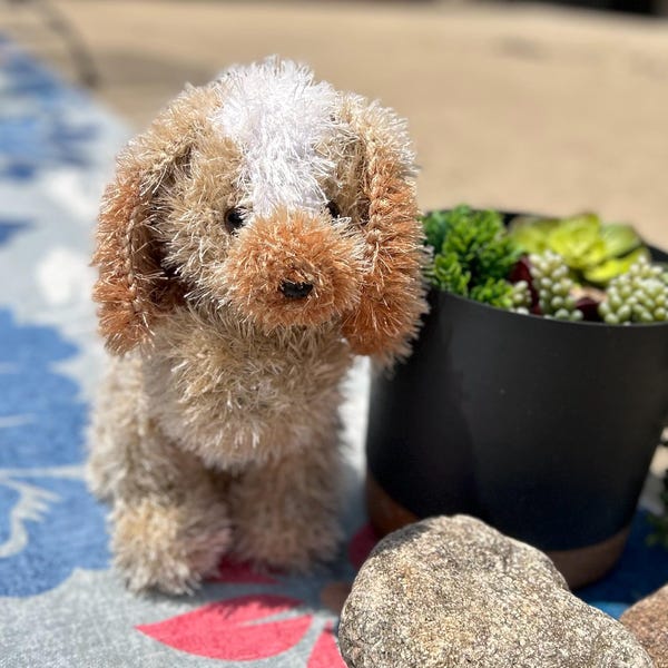 Realistic Crochet Dog Pattern: Cavapoo, Cavachon, Shit-zhu Puppy (PDF ...