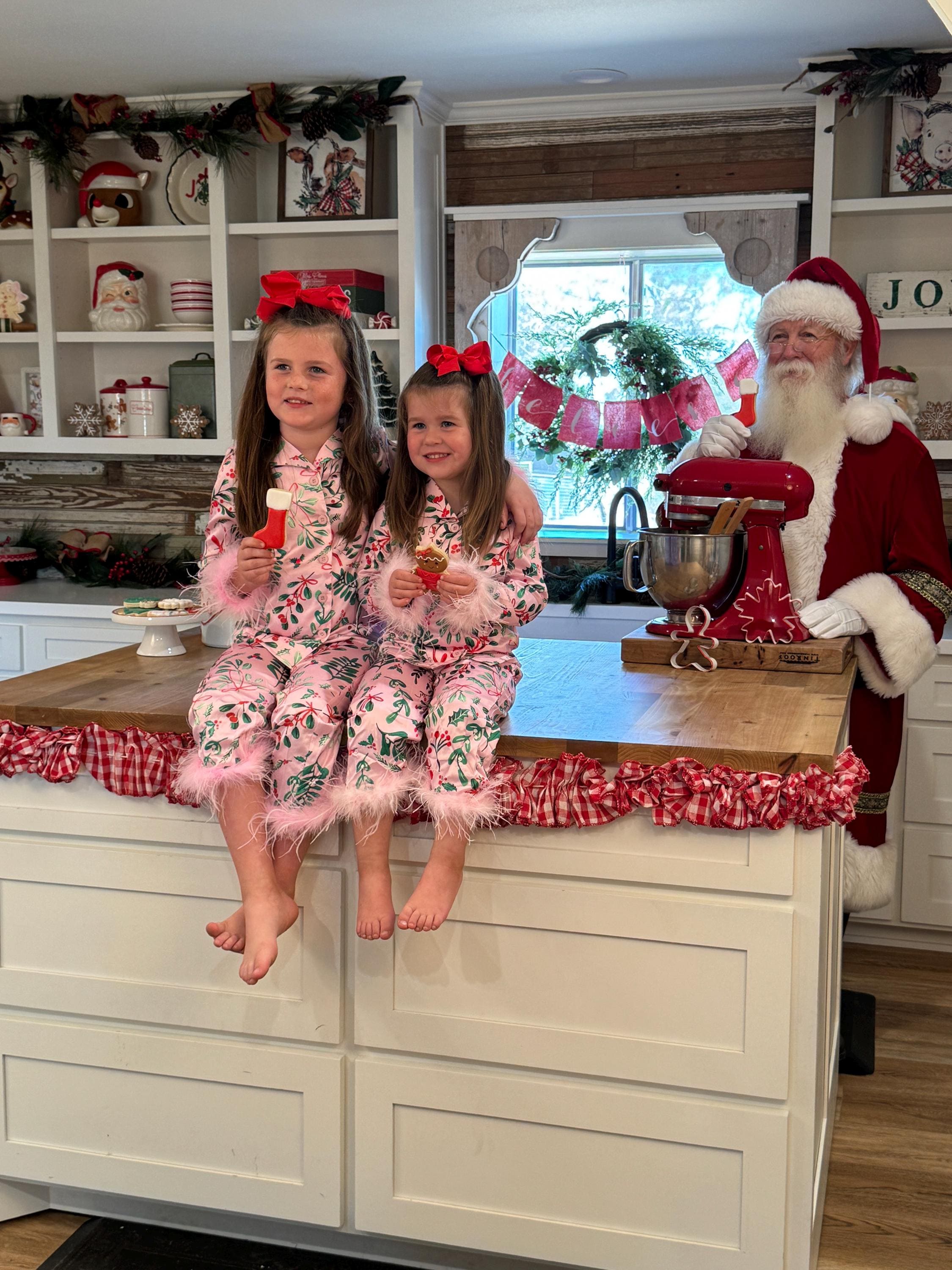 Mother Daughter Matching Christmas Pajamas | Silk Pjs Set | Christmas Pajamas Gifts | Xmas Gifts | Feathers Pajama | Silk Pajama Set