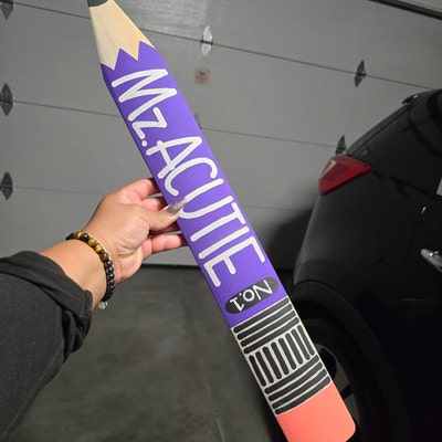 Personalized Pencil Sign, Teacher Gift, Back to School, Classroom Decor ...