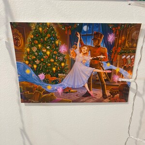 The Nutcracker - Christmas Ballet Art Print, Clara Dancing