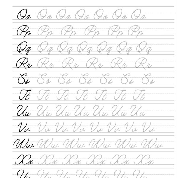 Handwriting Practice Worksheets Bundle Lifetime Access, Cursive Writing ...