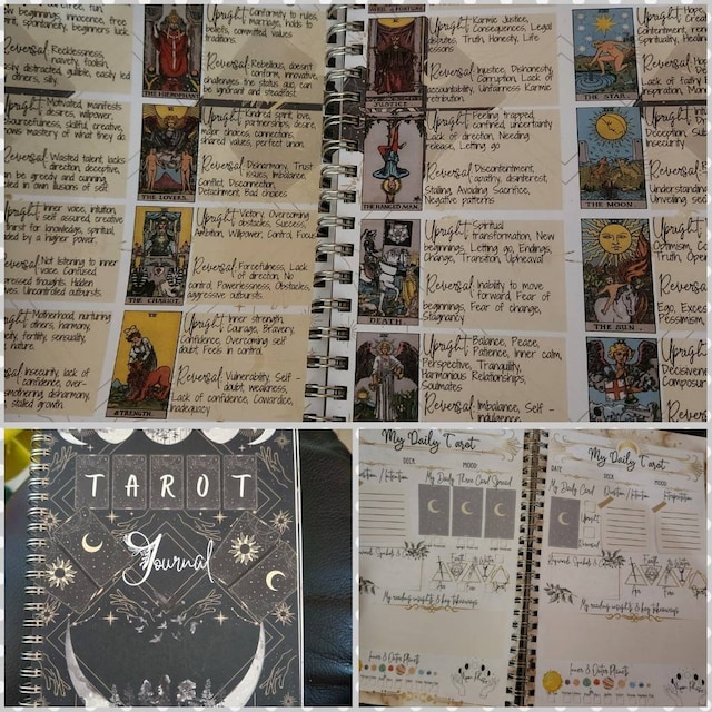 Tarot Journal: Tarot Tracker and Notebook for Writing & Reading Cards from  Deck, Ideal Gift for Modern Witch, Tarot Planner by AriaCo Publishing