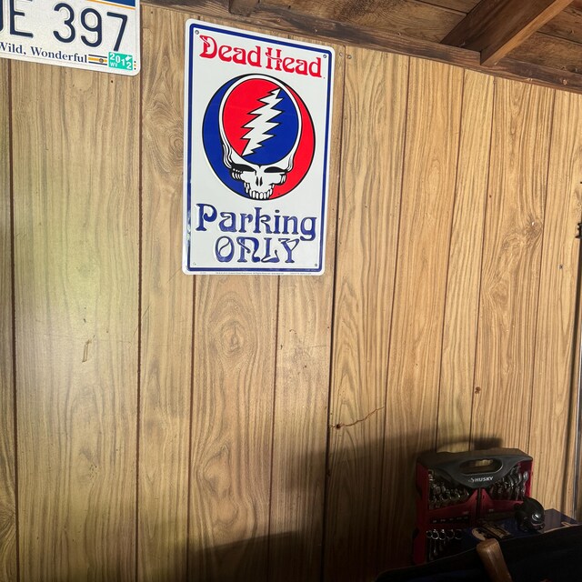 Grateful Dead Steal Your Face Deadhead Parking Sign, Embossed