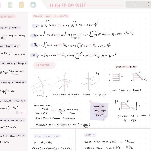 Hyperlinked Digital Note Template, Cornell Notes, Student Note Taking ...
