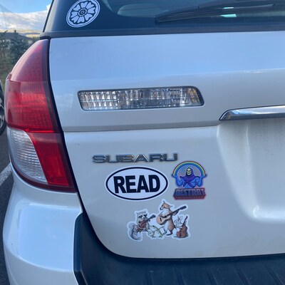 Bluegrass Vinyl Sticker Animal Band Bumper Sticker Waterproof Water ...